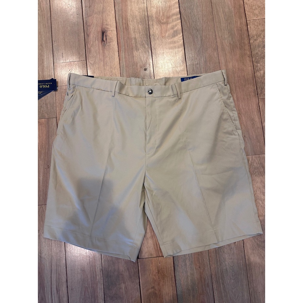 Polo Ralph Lauren Mens Classic Fit 10 Performance Shorts Khaki Tan 44T NWT